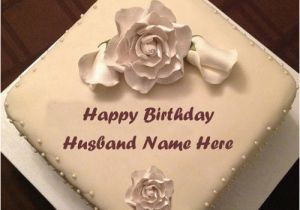 Birthday Cards for Husband with Name Husband Birthday Wishes Beautiful Rose Cakes with Name Dp