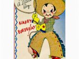 Birthday Cards for Little Boys Little Cowboy Retro Little Boy Happy Birthday Cards Zazzle