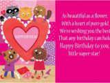 Birthday Cards for Little Girls Beautiful Greetings Birthday Wishes for Little Girl