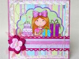 Birthday Cards for Little Girls Girl 39 S Birthday Card Valbydesign