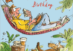 Birthday Cards for Males Quentin Blake Relax Happy Birthday Greeting Card Cards