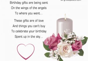 Birthday Cards for Mom In Heaven Quotes Birthday Wishes to Heaven Quotesgram