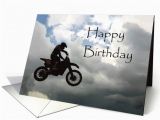 Birthday Cards for Motorcycle Riders Happy Birthday Card for Dirt Bike Rider Card 1248306