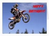 Birthday Cards for Motorcycle Riders Motocross Tricks Birthday Card Zazzle
