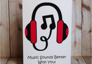 Birthday Cards for Music Lovers Music Lovers Birthday Card Dj Headphones by