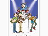 Birthday Cards for Musicians Musician Birthday Card Rock Star Birthday Guitar Card Drum