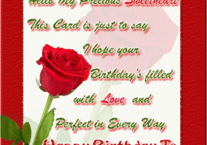 Birthday Cards for My Sweetheart Birthday Wishes for Aunt Pictures Images Graphics for