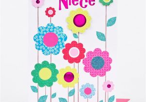 Birthday Cards for Nieces Birthday Card Niece Colourful Flowers Only 79p