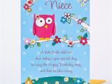 Birthday Cards for Nieces Birthday Card Special Niece Owl Design Only 89p