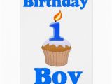 Birthday Cards for One Year Old Baby Boy 1 Year Old Birthday Boy Card Zazzle