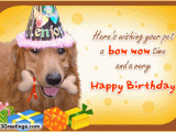 Birthday Cards for Pets A Bow Wow Time Free Pets Ecards Greeting Cards 123