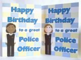 Birthday Cards for Police Officers Female Police Officer Policewoman Birthday Greeting Card
