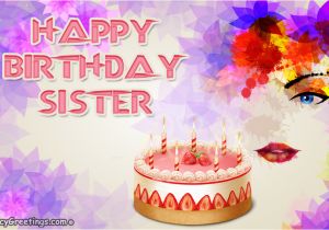 Birthday Cards for Sister Free Download Advance Birthday Wishes for My Sister Ecard Greeting