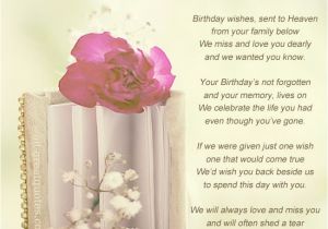 Birthday Cards for someone In Heaven Happy Birthday In Heaven Wishes Quotes Images