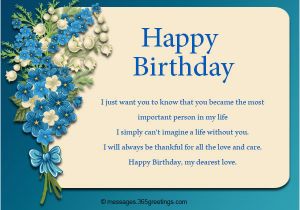 Birthday Cards for someone You Love Romantic Birthday Wishes 365greetings Com
