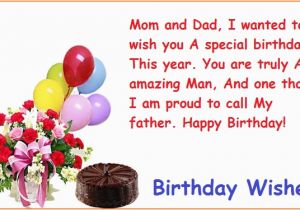 Birthday Cards for son From Mom and Dad Happy Birthday Wishes for Parents Happybdwishes