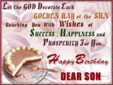 Birthday Cards for son From Mom and Dad Happy Returns Of the Day to A Loveable son Wishbirthday Com