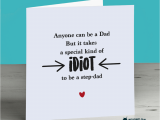 Birthday Cards for Step Dad Step Dad Card Special Kind Of Idiot Beyond the Ink