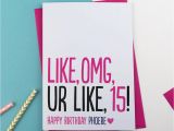Birthday Cards for Teenager Teenager Birthday Card Personalised by A is for Alphabet