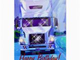 Birthday Cards for Truck Drivers Cool Truck Funny Trucker Birthday Cards Zazzle