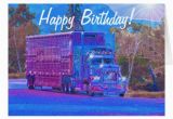 Birthday Cards for Truck Drivers Truck Driver Funny Trucker Birthday Cards Zazzle