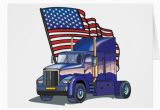 Birthday Cards for Truck Drivers Usa Truck Driver Greeting Card Zazzle