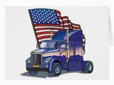 Birthday Cards for Truck Drivers Usa Truck Driver Greeting Card Zazzle