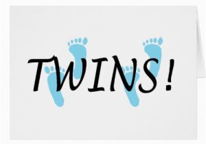 Birthday Cards for Twin Boys Twin Baby Boys Greeting Card Zazzle