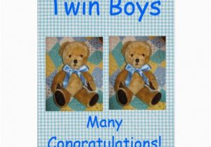 Birthday Cards for Twin Boys Twin Boys Greeting Card Zazzle