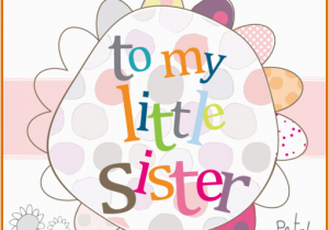 Birthday Cards for Younger Sister 7 Sister Birthday Cardsreference Letters Words