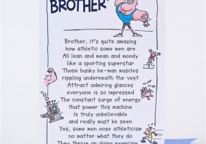 Birthday Cards for Your Brother Birthday Card Brother athletic Only 89p