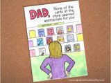 Birthday Cards for Your Dad Dad Birthday Card Funny Card for Dad Hand Drawn Card for