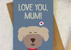 Birthday Cards From the Dog Mum Birthday Card Dog Lover From the Dog by Wink
