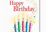 Birthday Cards order Online Candles and Confetti Birthday Card