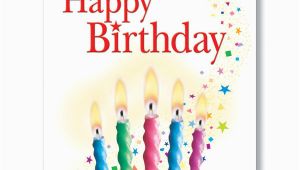 Birthday Cards order Online Candles and Confetti Birthday Card