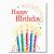 Birthday Cards order Online Candles and Confetti Birthday Card