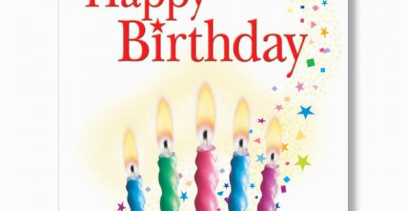 Birthday Cards order Online Candles and Confetti Birthday Card