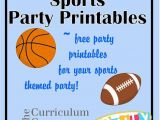 Birthday Cards Sports theme Free Printable Birthday Invitations for Boys Sports