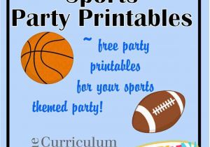 Birthday Cards Sports theme Free Printable Birthday Invitations for Boys Sports