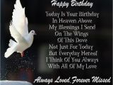 Birthday Cards to Loved Ones Happy Birthday In Heaven Wishes Quotes Images