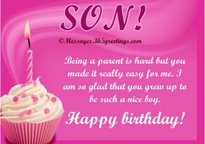 Birthday Cards to son From Mother Birthday Wishes for son 365greetings Com