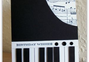 Birthday Cards with A Piano theme Flower Sparkle Piano Birthday Wishes Card for Alan