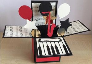 Birthday Cards with A Piano theme Handmade Card In A Box Special Best Teacher Happy Birthday