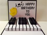 Birthday Cards with A Piano theme Happy Birthday Piano 3d Popup Svg Cutting File