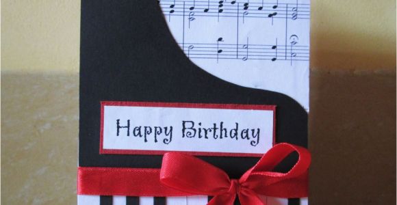 Birthday Cards with A Piano theme Piano Happy Birthday Card Music themed by Dreamsbytheriver