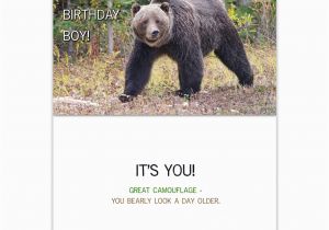 Birthday Cards with Bears Grizzly Bear Birthday Card Dōnabōna Cards