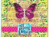 Birthday Cards with butterflies Happy Birthday butterfly Card Allfreepapercrafts Com