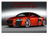 Birthday Cards with Cars On them Audi R8 Car A5 Birthday Card Personalised Any Relation Age