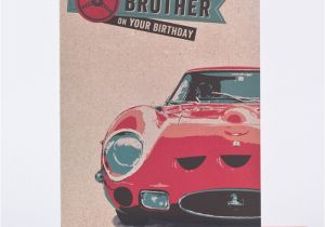 Birthday Cards with Cars On them Birthday Card for A Special Brother Sports Car Design
