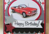 Birthday Cards with Cars On them Savvy Handmade Cards Classic Car Birthday Card